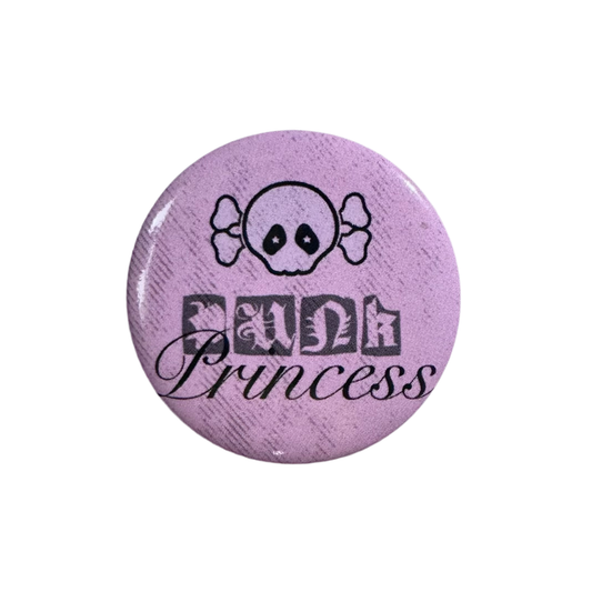 PUNK PRINCESS PIN BADGE